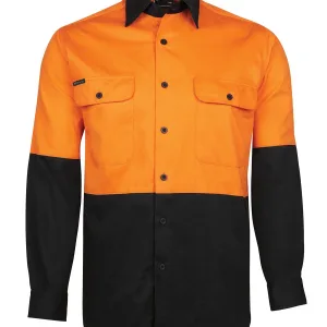 Hi Vis Long Sleeve Work Shirt