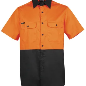 Hi Vis Short Sleeve Work Shirt