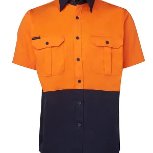 Mens Hi Vis Open Front Work Shirt