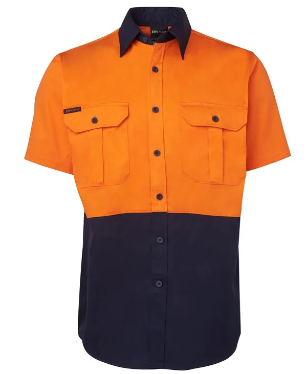 Mens Hi Vis Open Front Work Shirt