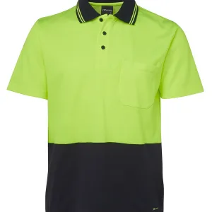 Hi Vis Non Cuff Short Sleeve Cotton Back shirt