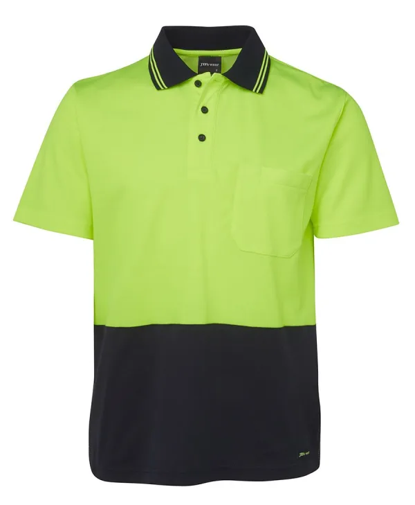 Hi Vis Non Cuff Short Sleeve Cotton Back shirt