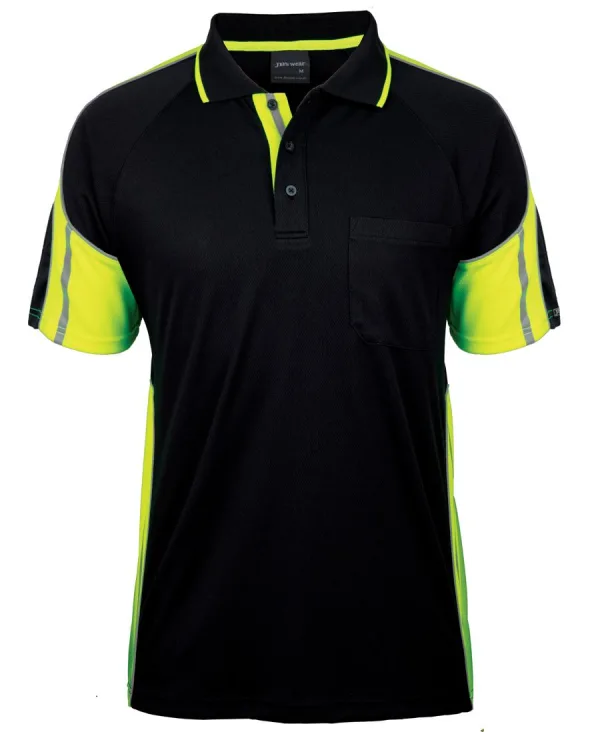 Mens Short Sleeve Street Panel Polo