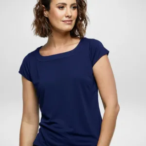 Ladies CAPRICE Semi Fit Cap Sleeve Blouse