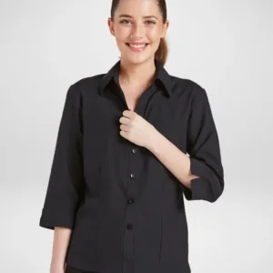 Ladies Climate Smart 3/4 Sleeve Shirt