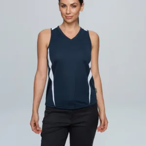 Ladies Eureka Mini Waffle Singlet