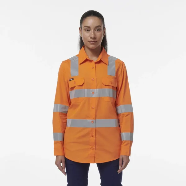 Ladies Workcool Vented Vic Rail Shirt