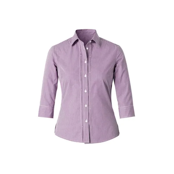 Ladies 3/4 Sleeve Shirt. 60% Cotton 40% Polyester - CAT9Q9