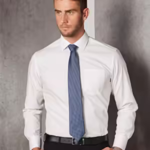 Barkley Mens Taped Seam Long Sleeve Shirt. 60% Cotton - M7110L
