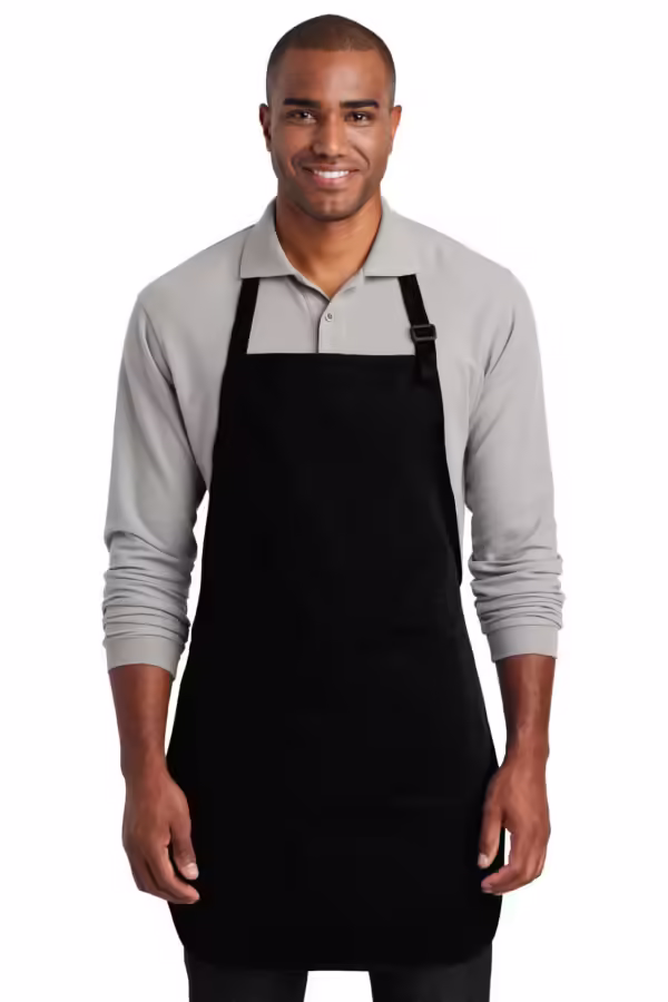 Port Authority  Full-Length Two-Pocket Bib Apron. A600