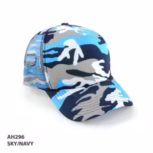 AH296 Camouflage Trucker Mesh Cap