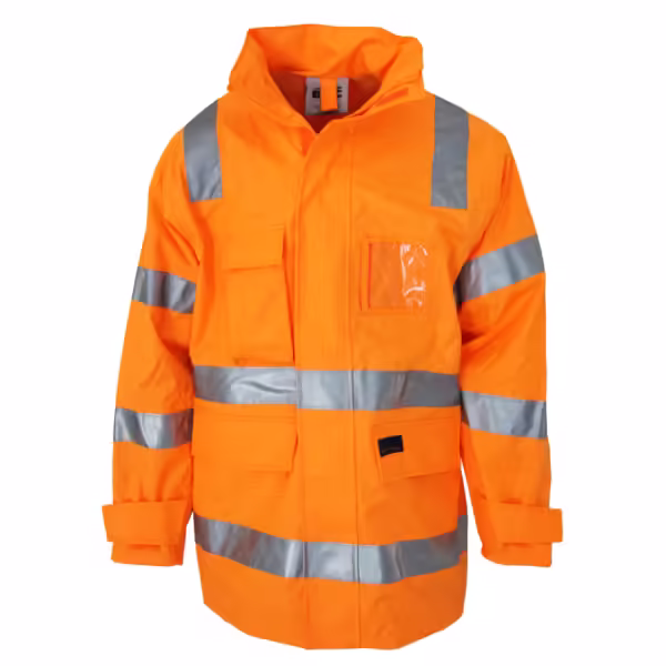 HiVis VIC Rail Rain Jacket - 3968