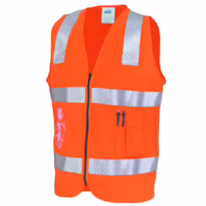 Day/Night Side Panel Safety Vest with Segment R/Tape - 3508